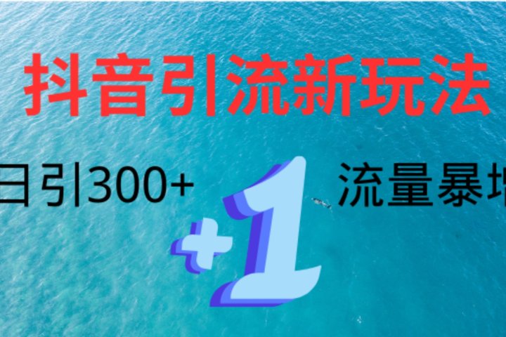 创业粉高效引流，抖音工具号玩法4.0，日引300+网创吧-网创项目资源站-副业项目-创业项目-搞钱项目网创吧