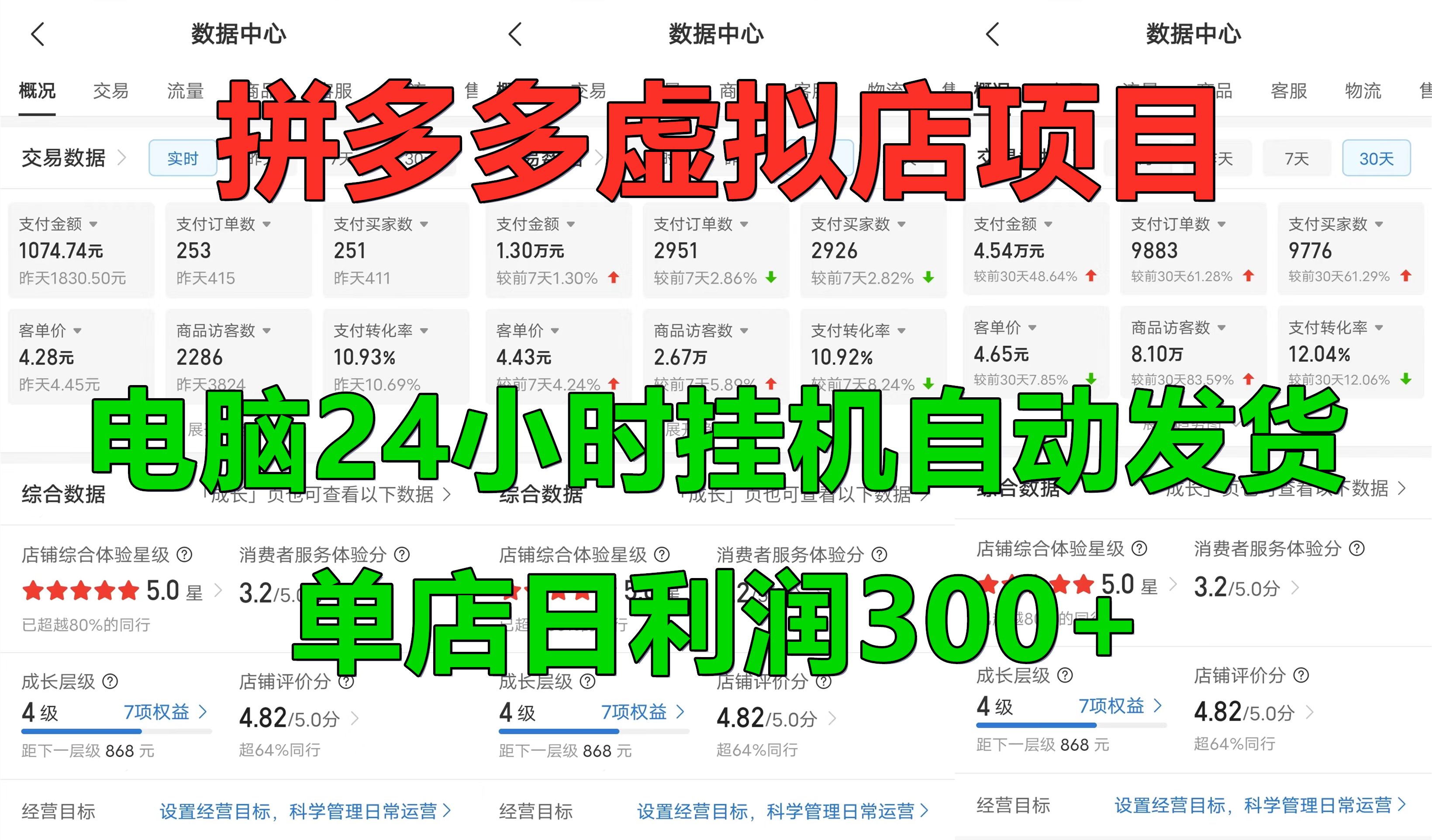 图片[1]网创吧-网创项目资源站-副业项目-创业项目-搞钱项目拼多多虚拟店项目，电脑挂机自动发货，单店日利润300+，可放大操作网创吧-网创项目资源站-副业项目-创业项目-搞钱项目网创吧